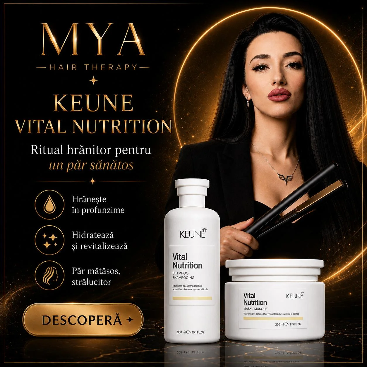 Keune Vital Nutrition — Ritual hrănitor pentru un păr sănătos